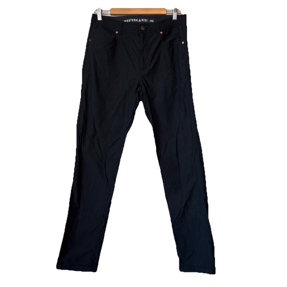 Western Rise Slim Black Men's Outdoors Performance Hiking Pants‎ Size 32